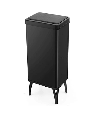 Costway Stainless Steel Trash Can 13.2 Gallon Automatic Motion Sensor Garbage Bin