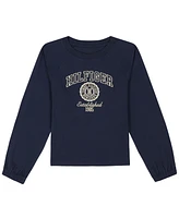 Tommy Hilfiger Little Girls Varsity Embroidered Long Sleeve Tee