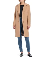 Vince Camuto Women's Single-Breasted Fitted Boyfriend Coat