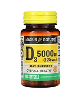 Mason Natural Vitamin D3 5000 Iu (125 mcg)