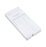 Yescom 100x Weekly Time Clock Cards Timecard for Employee Attendance Payroll Recorder