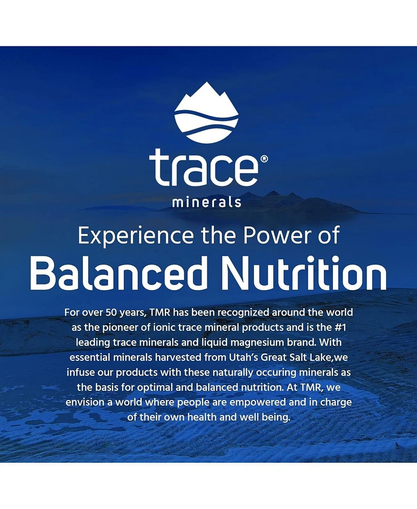 Trace Minerals Endure Performance Electrolyte Drops | Pure Full Spectrum Electrolytes | Magnesium & Potassium for Athletic Endurance | Sugar Free, Glu