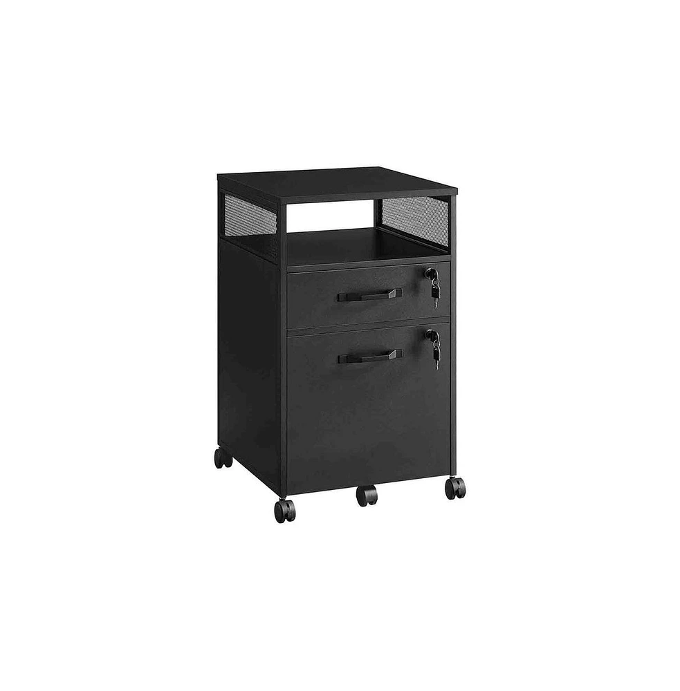 Slickblue Lockable File Cabinet for Secure Document Storage