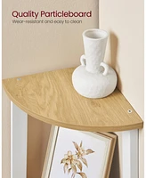 Slickblue Tier Corner Shelf Stand Space-Saving Display for Home or Office Decor