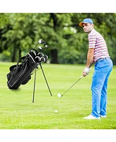 Skonyon Men's Profile Complete Golf Club Package Set Includes 10 Pieces-Black