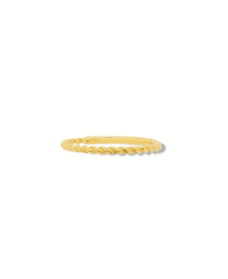 The Lovery Twisted Gold Band 14K Gold