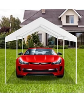 Skonyon 10 x 20 Feet Steel Frame Portable Car Canopy Shelter