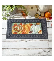 Evergreen Painted Fall Pumpkins Sassafras Switch Mat