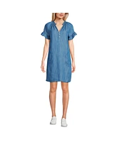 Lands' End Women's Tencel Fiber Shift Dress