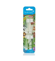 Brush-Baby WildOnes Elephant Kids Rechargeable Toothbrush Gift Set | Childrens Electric Toothbrush