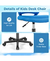 Costway Height-adjustable Ergonomic Kids Desk Chair with Universal Casters Working
