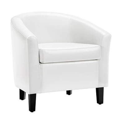 Yaheetech Faux Leather Accent Chair