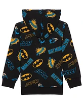 Batman Toddler and Little Boys Fleece Pullover Hoodie