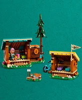 Lego Friends Adventure Camp Cozy Cabins Camping Toy 42624 Building Set, 437 Pieces