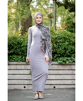 Urban Modesty Women's Ribbed Maxi Dress