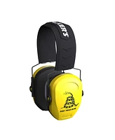 Walkers Walker's Razor Slim Passive Safety Ear Muffs (Yellow, Don't Tread On Me)