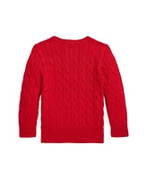 Polo Ralph Lauren Toddler and Little Boys Bear Cable-Knit Cotton Sweater