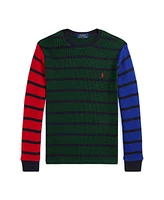 Polo Ralph Lauren Big Boys Waffle-Knit Cotton Long Sleeve Tee