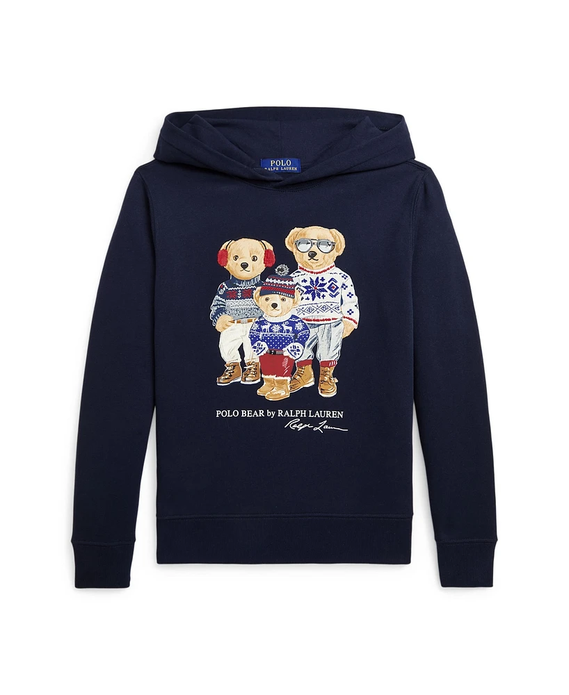 Polo Ralph Lauren Big Boys Bear Family Fleece Hoodie