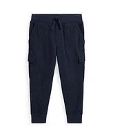 Polo Ralph Lauren Toddler and Little Boys Waffle-Knit Cotton Cargo Jogger Pant