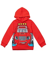 Blaze and the Monster Machines Boys Zeg Stripes Pickle Fleece Pullover Hoodie Jogger Pants Outfit Set