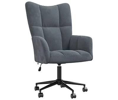 vidaXL Relaxing Chair Dark Velvet