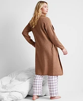 State of Day Women's Knit Long-Sleeve Duster Robe, Created for Macy's