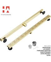 Hydroware Linear Shower Drain - Gold - 48 Inches