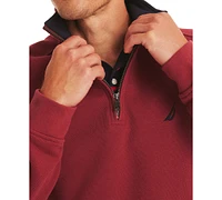 Nautica Men's Fleece Quarter-Zip Sweatshirt