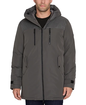 Sam Edelman Men's Expedition Full-Zip Hooded Parka