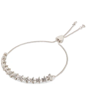 Kate Spade New York Silver-Tone Pave Star Slider Bracelet