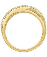 Effy Diamond Pave Crossover Statement Ring (1/3 ct. t.w.) in 14k Gold