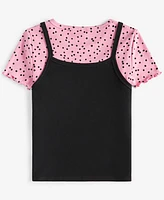 Epic Threads Little & Big Girls Dot-Print Layered-Look Top, Exclusively at Macy's