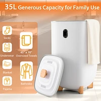 35L Large Home Towel Warmer Bucket with Auto Shut-off Function