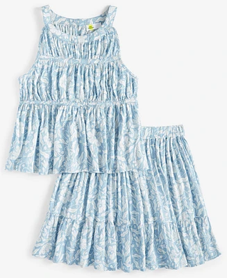 Epic Threads Little & Big Girls 2-Pc. Floral-Print Top Skirt Set, Exclusively at Macy's