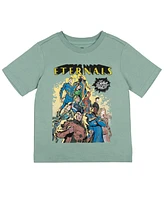 Marvel Boys Avengers Shang-Chi and the Legend of Ten Rings Eternals Loki 2 Pack T-Shirts to