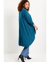 June + Vie Plus Size June + Vie High-Low Cardigan