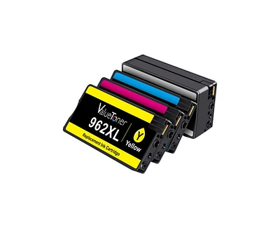 Valuetoner 962xl Ink Cartridges Combo Pack Remanufactured Ink Cartridge Replacement for Hp 962XL for OfficeJet Pro 9015 9025 9018 9010 (4 Pack)