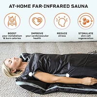LifePro Bioremedy Sauna Blanket – Portable Far Infrared Detox Blanket for Home Relaxation