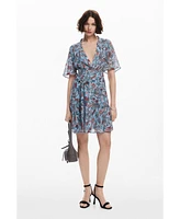 Desigual Women's Floral print midi dress