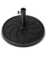 Sugift 40LBS 21.5Inch Round Outdoor Umbrella Base
