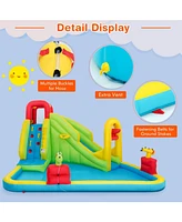 Inolait Inflatable Splash Jump Slide Water Bounce without Blower