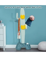 3-in-1 Cactus Toy Stand Sports Activity Center with Golf and Ring-Toss