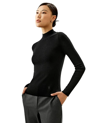 Essential Cashmere Blend Sweater Top for Women