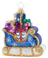 Christopher Radko Starry Night Sleigh Ornament