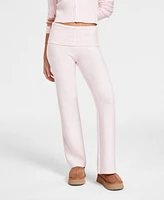 Madden Girl Juniors' Mossy Foldover-Waist Pants