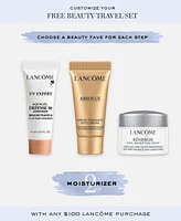 Choose Your Free Moisturizer, part of 3-pc beauty travel set with any $100 Lancome purchase!