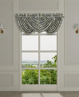 J Queen New York Avellino Window Waterfall Valance, 33" x 49"