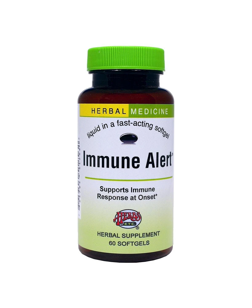 Trace Minerals Herbs Etc. Immune Alert 60 ct. Softgels