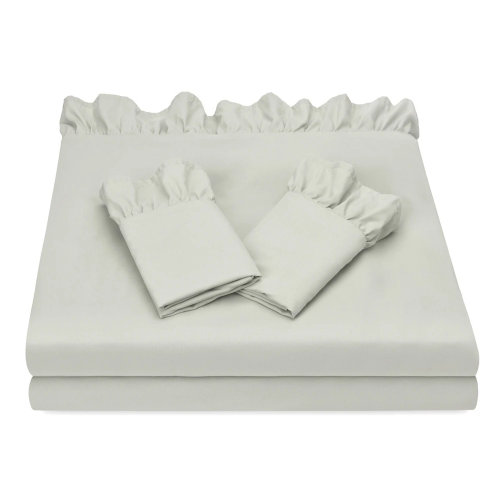Chanasya Premium Ruffle Sheet Set
